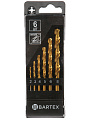 Набор сверл по металлу, 6 шт, Bartex, HSS TiN, 2-8 мм, KF100314S - фото 3