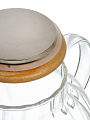 Чайник заварочный стекло, 1 л, Ажур, с бамбуковой крышкой, Y4-11037 - фото 5