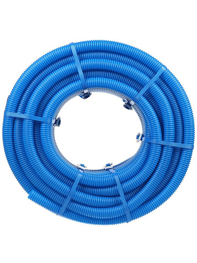 Шланг гофрированный диаметр 32х50 м, синий, РосТурПласт, 35405