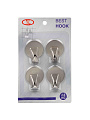 Крючок 4 шт, круглый, металл, Y4-9822