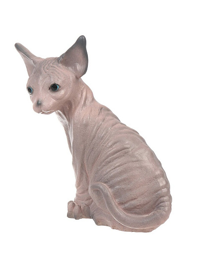 Фигурка гипс, Кошка Сфинкс, 10х21х21 см, G015-21-105