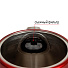 Чайник электрический JVC, JK-KE1717, красный, 1.7 л, 2200 Вт, скрытый нагревательный элемент, нержавеющая сталь - фото 5
