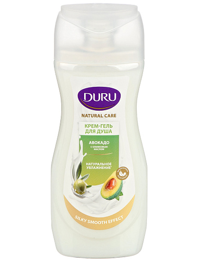 Крем-гель для душа Duru, Natural Care, Авокадо с оливковым маслом, 250 мл