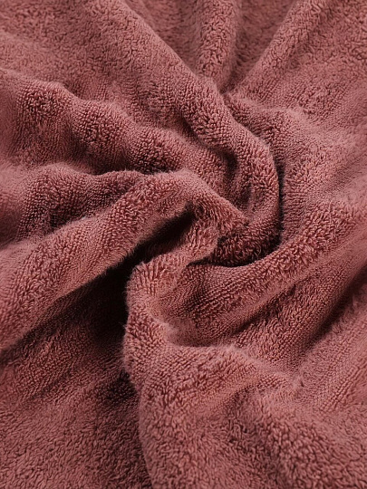 Полотенце банное 70х140 см, 100% хлопок, 450 г/м2, Страйп, Barkas, коричневое, Узбекистан