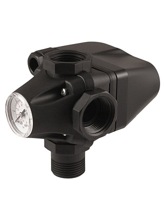 Реле давления для насоса 1 '', 1-3 атм, 15 А, манометр+тройник, Jemix, XPD-2-3W