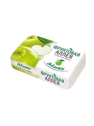 Мыло Фруктовая аллея, Яблоко, 90 г