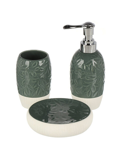 Стакан для зубных щеток, 7х10.8 см, керамика, серый, BCE0745AA-TB