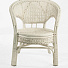 Мебель садовая Пеланги, белая, стол, 58 см, 2 кресла, 1 диван, подушка бежевая, 95 кг, 02/15 White - фото 4
