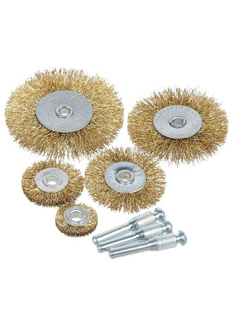 Щетка для дрели Bartex, со шпилькой, 5 шт, 99926