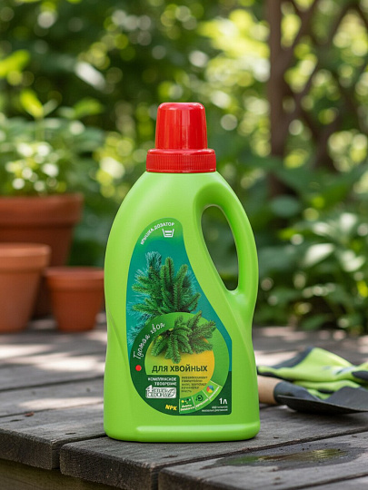 Удобрение для хвойных, жидкость, 1 л, Четыре сезона