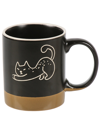 Кружка керамика, 350 мл, Cats Black, Atmosphere, AT-K3600
