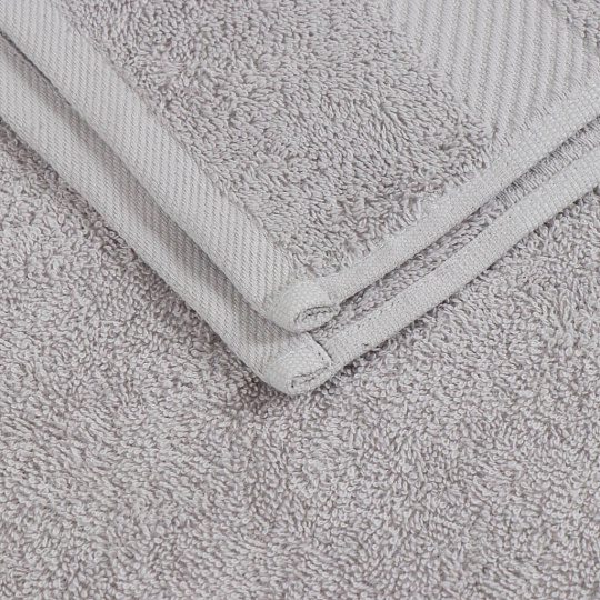 Полотенце банное 70х140 см, 100% хлопок, 460 г/м2, Авангард, Bella Carine, серое, Турция, FT-2-70-1937