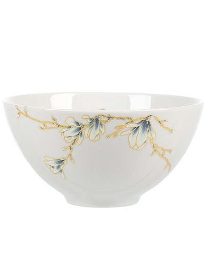 Миска фарфор, круглая, 6.5 см, 350 мл, Магнолия, Дулевский фарфор, 117452