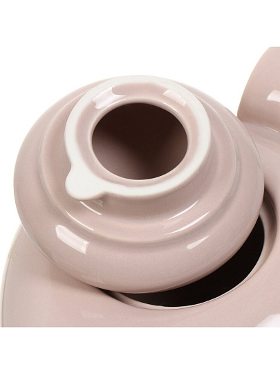 Чайник заварочный фарфор, 0.4 л, Bronco, Fusion, 263-1172, пудровый