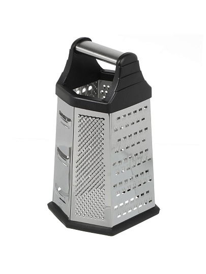 Терка 6 граней, 22.5х13.5х11.5 см, нержавеющая сталь, Daniks, Y4-8862