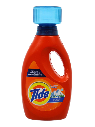 Гель для стирки Tide, 1 л, для белого белья, Альпийская свежесть