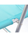 Кресло складное пляжное 60х60х112 см, голубое, сетка, 100 кг, Green Days, YTBC048-1 - фото 12