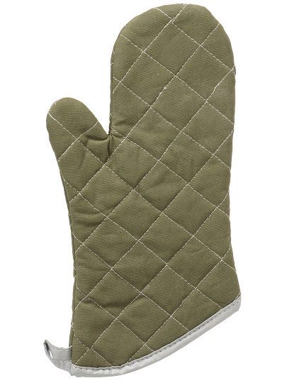 Прихватка-варежка 33х18.5 см, 100%пэ, зел, B180050