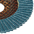 Круг лепестковый торцевой КЛТ1 для УШМ, LugaAbrasiv, диаметр 115 мм, посадочный диаметр 22 мм, зерн ZK60, шлифовальный - фото 2