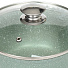 Кастрюля алюминий, антипригарное покрытие, 3 л, с крышкой, крышка стекло, Kukmara, Фисташковый Мрамор, кмф32а - фото 2