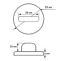 Фиксатор Аллюр, BK-R2 Mab (7130), 15 621, матовая бронза - фото 4