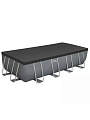 Бассейн каркасный Bestway, 549х274х122 см, Power Steel Rectangular, 56465, фильтр-насос, лестница, тент, 14812 л - фото 11