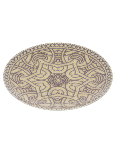 Тарелка десертная, фарфор, 20 см, круглая, Универсал Корица, Добрушский фарфоровый завод, 4С1281Ф34