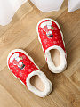 Тапки для женщин, полиэстер, красно-белые, р. 38-39, Снеговички, A210405 - фото 2