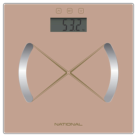 Весы напольные электронные, National, NB-BS18192, до 180 кг, с функцией измерения жира, жидкости, костной ткани