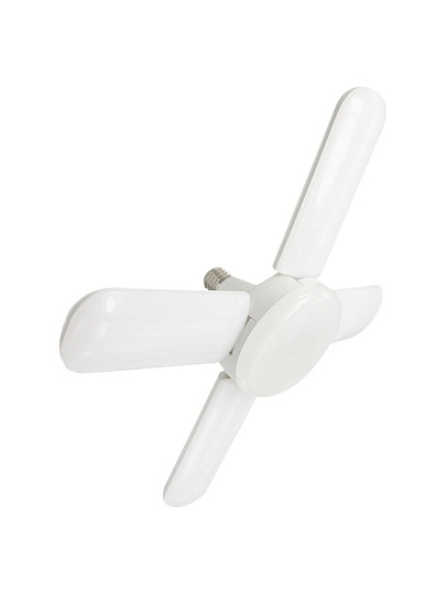 Лампа светодиодная E27, 75 Вт, 230 В, 6500 К, холодный белый свет, General Lighting Systems, раскладная 4 лопасти, GLDEN, 661611