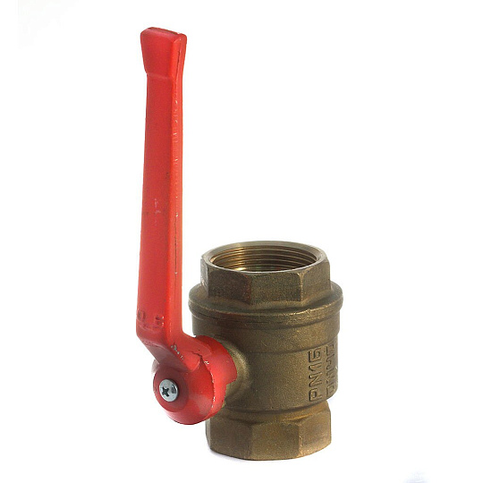 Кран для воды, 1&quot;1/2, г-г, ручка, БАЗ