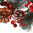 Композиция новогодняя подвесная 41 см, с ягодами и шишками, SYSGZSB-4623140 - фото 2