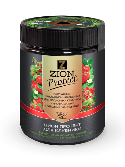 Удобрение для клубники, субстрат, минеральное, 450 г, Zion Protect