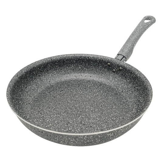 Сковорода алюминий, 22 см, антипригарное покрытие, Vari, Романтика Венеции, серый гранит, GIG17122
