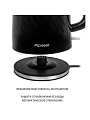 Чайник электрический Pioneer, KE220P, черный, 1.7 л, 2200 Вт, скрытый нагревательный элемент, пластик - фото 4