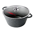 Кастрюля алюминий, антипригарное покрытие, 4 л, крышка стекло, Горница, Гранит, к2633аг - фото 7