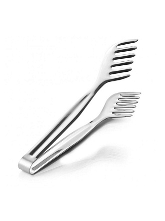 Щипцы кухонные, нержавеющая сталь, 22 см, Катунь, 0136