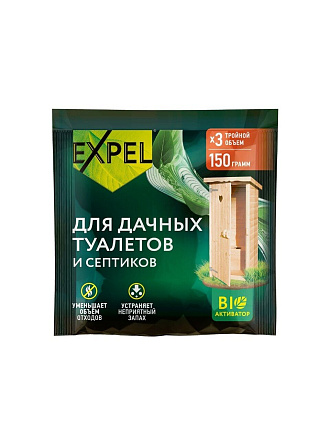 Биосостав для дачных туалетов и септиков, Expel, 150 г, саше, TS0038