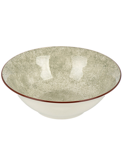 Тарелка суповая, фарфор, 18 см, круглая, Мрамор, МФК, MFK20618