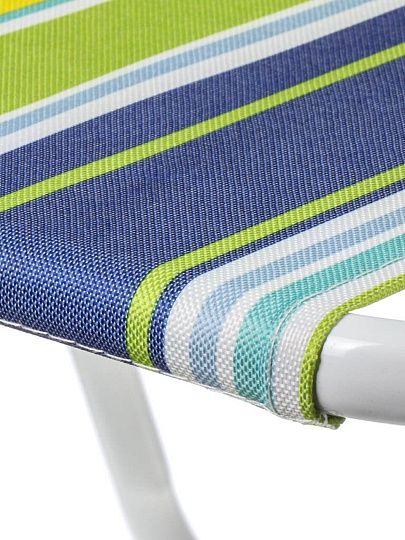 Кресло складное 52х73х44 см, полосы, ткань, со спинкой, полоска, 70 кг, C010049