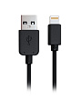 Кабель USB, Red Line, lightning, 1 м, 8 - pin, для Apple, черный, УТ000008646