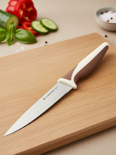 Нож кухонный Atmosphere, FreshCook, универсальный, нержавеющая сталь, 12.5 см, нейлон, AT-K4314