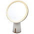 Зеркало настольное, 28.5х19 см, на ножке, круглое, подсветка, белое, A070017 - фото 3
