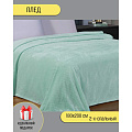 Плед 2-спальный, 180х200 см, велсофт жаккард, 100% полиэстер, CL Home, Pinoli, мятный, 180/019-PN/LA - фото 4