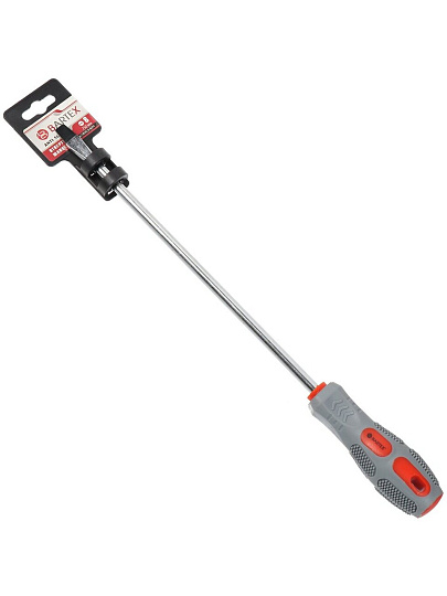 Отвертка плоская, Bartex, SL8, 8х250 мм, антискользящая двухкомпонентная, CrV сталь, K0029N