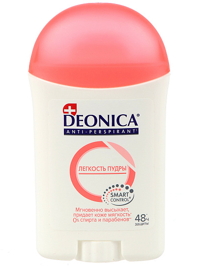 Дезодорант Deonica, Легкость пудры, для женщин, стик, 40 мл