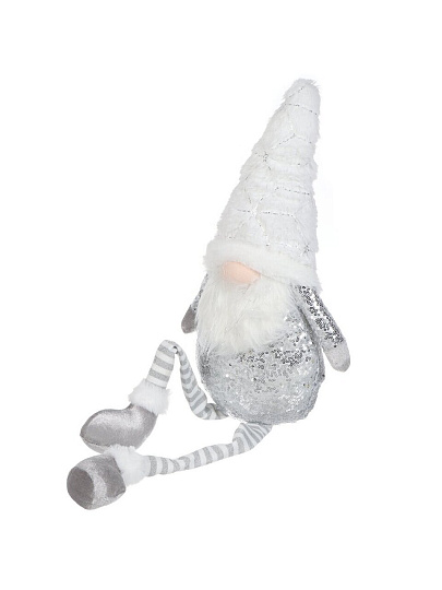 Фигурка декоративная Гном, 73.5 см, серая, SYGZWWA-37230125