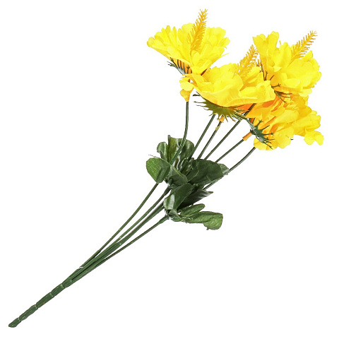 Цветок искусственный декоративный пасхальный, Гибискус, 35 см, в ассортименте, FV-06