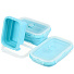 Контейнер пищевой пластик, 0.35 л, голубой, прямоугольный, складной, Y4-6486 - фото 9