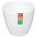 Горшок для цветов пластиковый Deco Twin 268-006 Santino белый, 1.5 л